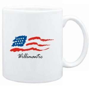 Mug White  Willimantic   US Flag  Usa Cities  Sports 