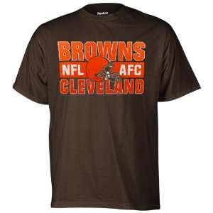   Cleveland Browns Youth Blockbuster T Shirt   Brown