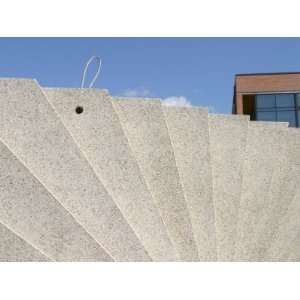  Fanned Concrete Structure with Cropped Building Stretched 