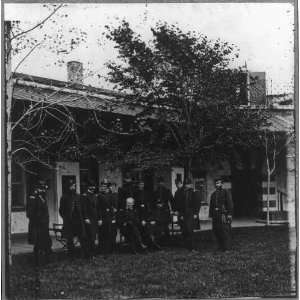    Bvt. Brig. Gen. Martin Burke,c1882,with staff