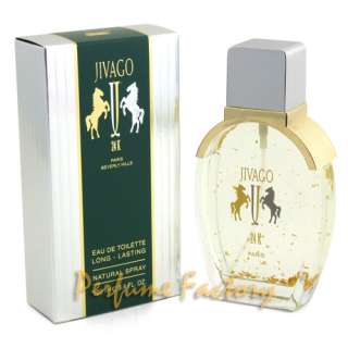 24 K JIVAGO 24K * JIVAGO * 3.4 OZ EDT MEN *new in box  