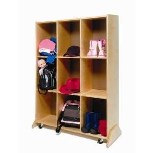   Brothers Birch Laminate 9 Cubby Storage And Teaching Center: Baby