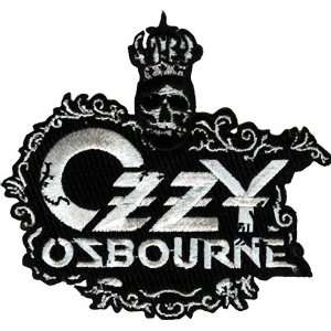  OZZY OSBOURNE CROWN LOGO EMBROIDERED PATCH: Home & Kitchen