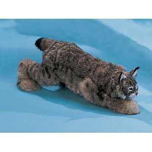  Large Wild Bobcat Stalking Rare Collectible Figure 