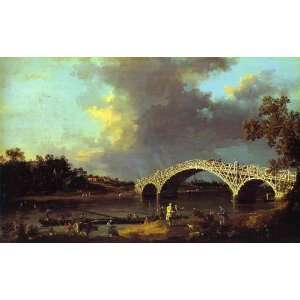  Hand Made Oil Reproduction   Canaletto   24 x 14 inches 
