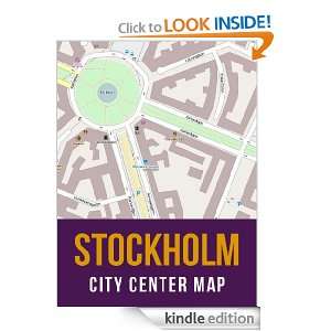 Stockholm, Sweden City Center Street Map eReaderMaps  