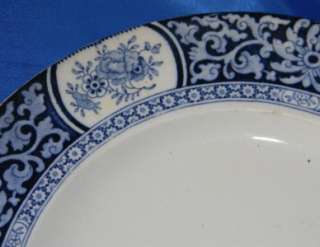 VINTAGE WOOLWORTH BLUE / WHITE PLATE MING PATTERN f  