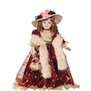  LADY ADELIA 28 Porcelain Victorian Doll By Golden 