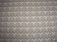 Lt. Brown, Beige Pattern Wool Blend Upholstery Fabric  