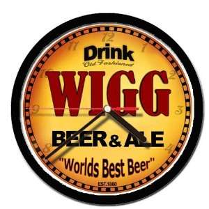  WIGG beer and ale cerveza wall clock: Everything Else