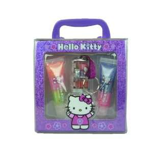  Hello Kitty Cosmetic Bag with Lip Gloss / Purple Toys 