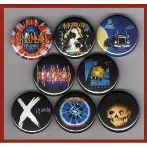 Def Leppard Set of 8   1 Inch Magnets