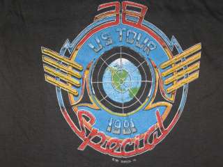   1981 38 Special U.S. Tour T Shirt. Image is copyright 38 Special 1981