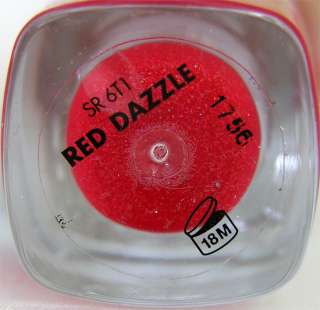 OPI Lipstick Lip Color Red Dazzle SR 6T1 Sexy Red Sparkle NEW Free US 