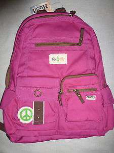   Peace Backpack NWT $60 School Sports Student Travel College  