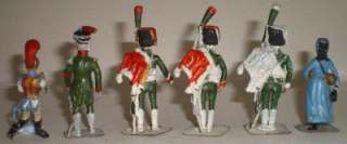 GROUP OF OLD HINTON HUNT MODEL NAPOLEONIC SOLDIERS  1960s ?  