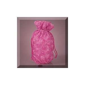  12ea   3 1/8 X 7 Rose Rosebud Fabric Bag Health 