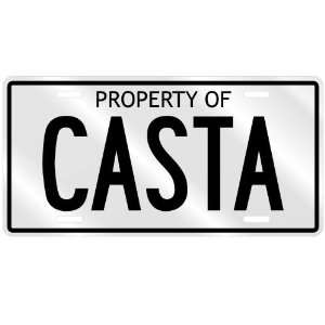  NEW  PROPERTY OF CASTA  LICENSE PLATE SIGN NAME: Home 