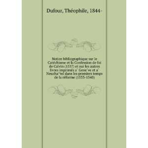   temps de la reÌforme (1533 1540) TheÌophile, 1844  Dufour Books