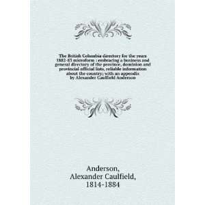   Anderson Alexander Caulfield, 1814 1884 Anderson  Books