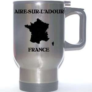  France   AIRE SUR LADOUR Stainless Steel Mug 