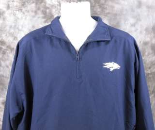 NEW University Nevada Wolf Pack Wind Jacket Navy Blue L  