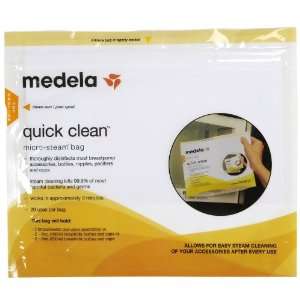   : Medela Quick Clean Micro Steam Bag   Bulk Singles   100 count: Baby