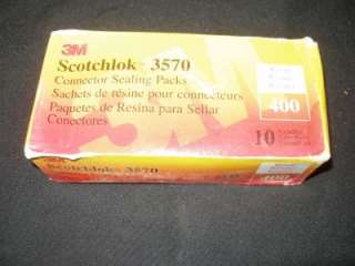 3M Scotchcast 400 Scotchlok 3570 Connector Resin Sealing Packs 10 in 