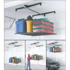 Racor Pro HeavyLift 4 by 4 Foot Cable Lifted garage ceiling Sys 