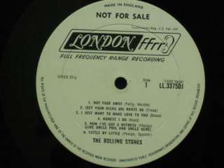   LONDON PROMO White Label MONO 1st LP Original w/sticker WLP  