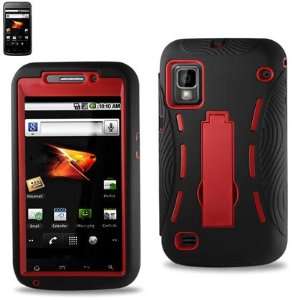  Red Hybrid 2 in 1 Case W/Kickstand Function: Cell Phones & Accessories