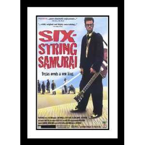  The Six String Samurai 32x45 Framed and Double Matted 