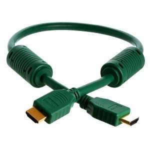  1.5 FT Green High Speed HDMI Cable Version 1.3 Category 2 
