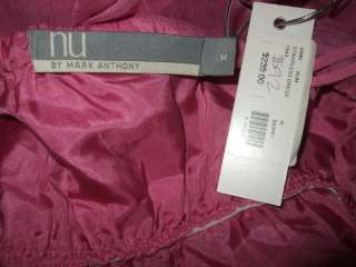 Desciption: NWT $235 Nu by Marc Anthony Pink Sexy Ruffle Dress Sz M