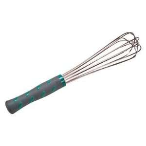   Steel French Whip With Gray/Aqua Handle   18 Kitchen & Dining