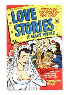 LOVE STORIES OF MARY WORTH #55 (HARVEY 1950) VF @ $30  