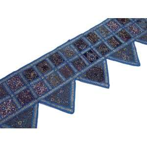   Blue India Handcrafted Window Covering Door Topper: Home & Kitchen