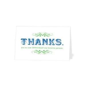  Thank You Greeting Cards   Favorite Friend By Sycamore 