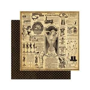  Steampunk Debutante Double Sided Paper 12X12 Eclectic 
