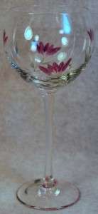 LENOX CRYSTAL FLORAL SPIRIT BALLOON WINE GLASS GOBLET P  