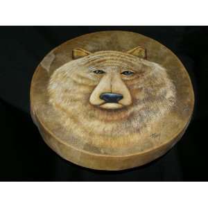   : Native American Painted Drum 16  Bear (pd30): Musical Instruments