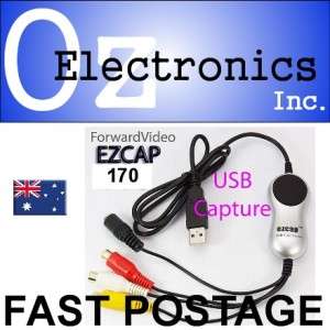 Transfer Record Video Camera Video Tape using to PC DVD USB EzCAP170 