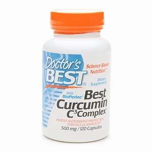 Doctors Best Best Curcumin C3 Complex, 500mg, Capsules 120 ea  