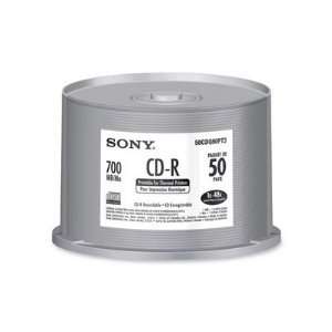  Sony CD R Discs SON50CDQ80PT3 Electronics