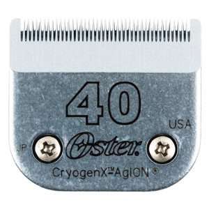  Oster Cryogen X Clipper Blade w/AgION, #40: Pet Supplies