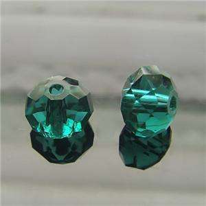   Crafts 30pcs Malachite green 5040 Swarovski Crystal 8mm Rondelle Beads