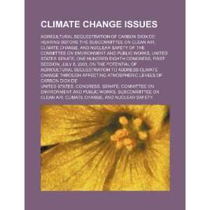 Climate change issues: agricultural sequestration of carbon dioxide 