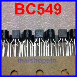 25 pcs BC549 Transistor NPN Low Noise Amplifier  