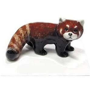 RED PANDA BEAR CUB Fire Fox Baby stands New Figurine 