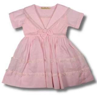  Baby Girls Vintage Sarah Pink Party Dress: Clothing